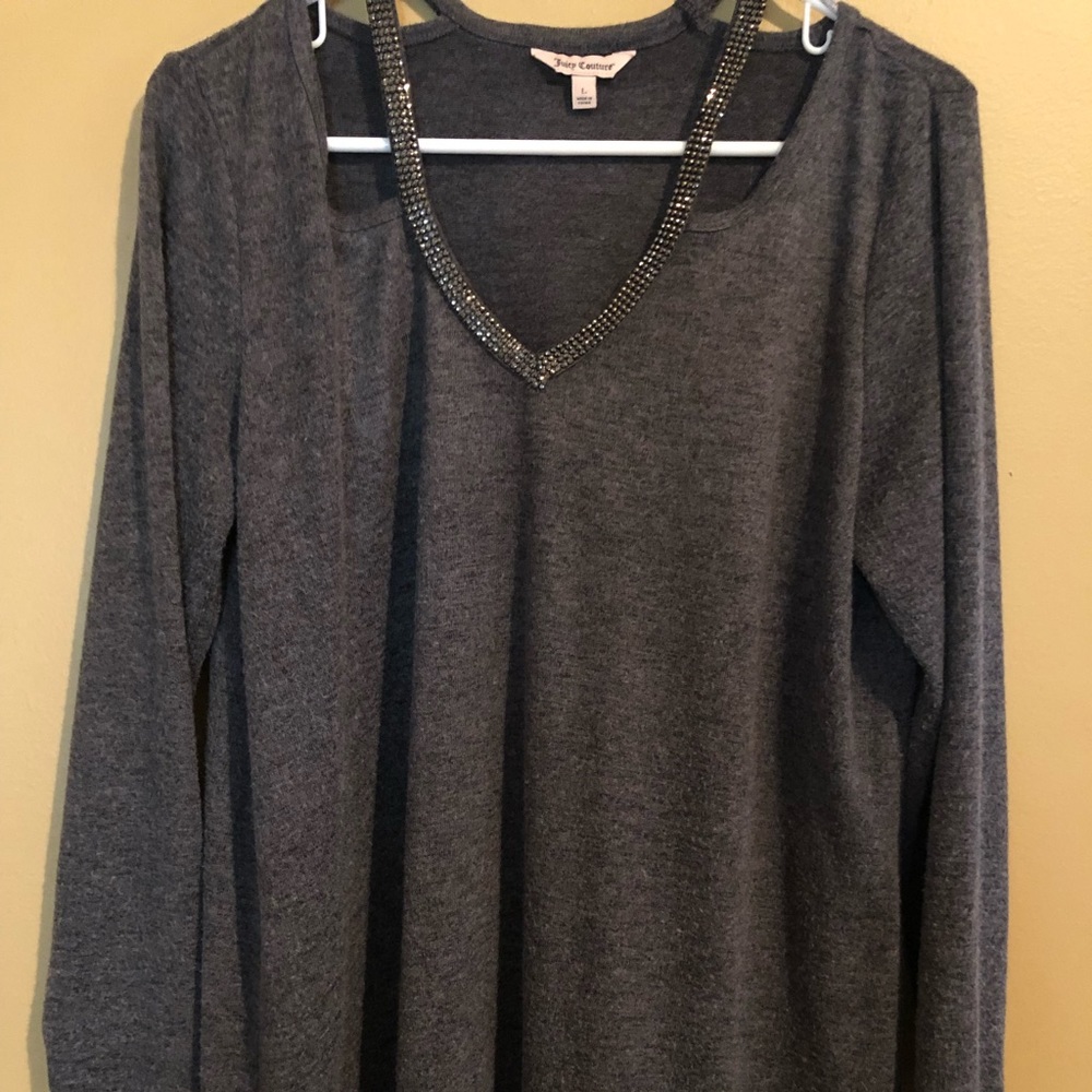Grey Juicy Couture sweater